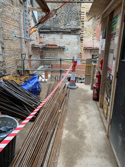 ConsultantsSale's tweet image. Work has started on a new project in #Soho for a developer, coming along. #ProjectMangement #Construction