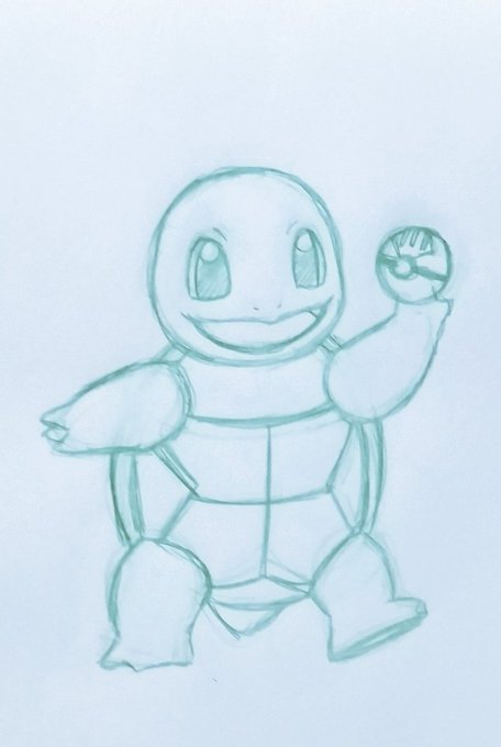 ゼニガメのtwitterイラスト検索結果