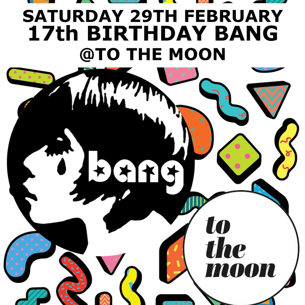 Bang is 17 this Saturday!!!
Come party with us @tothemoonbristol from 8pm - midnight.
Vinyl classics & rarities all night! 

#bang #bangis17 #bangclubnight #tothemoon #vinyl #vinyldjs #bangdjs #indie #punk #postpunk #ska #hiphop #sixtiesgarage #surf #electro #hiphop #northernsoul