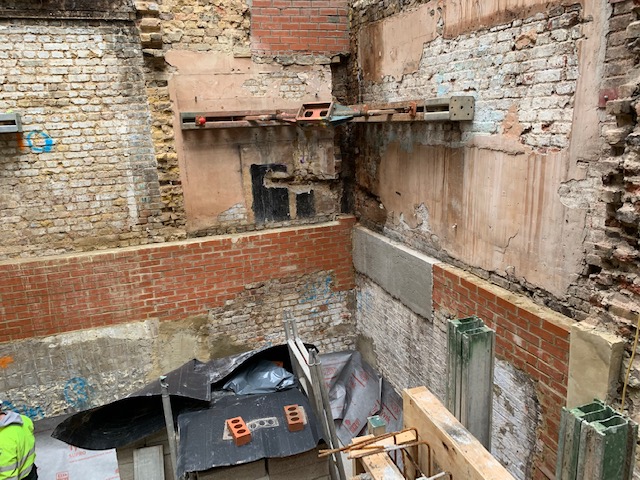 ConsultantsSale's tweet image. Work has started on a new project in #Soho for a developer, coming along. #ProjectMangement #Construction