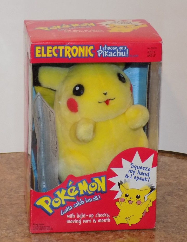 talking pikachu toy 90s