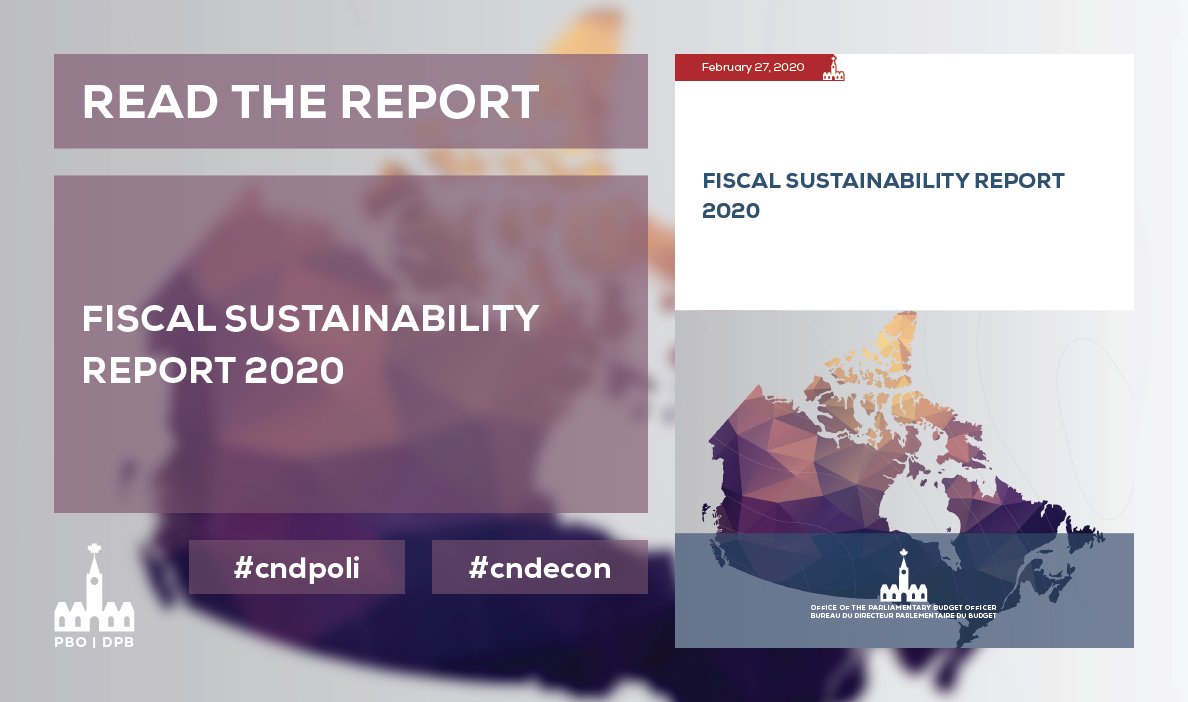PBO_DPB's tweet photo. REPORT: “Fiscal Sustainability Report 2020” — Federal finances sustainable over the long term—but most provinces and territories are not. #cdnecon #cdnpoli https://t.co/NwFLpYKEC2 https://t.co/YcDrehPrh8