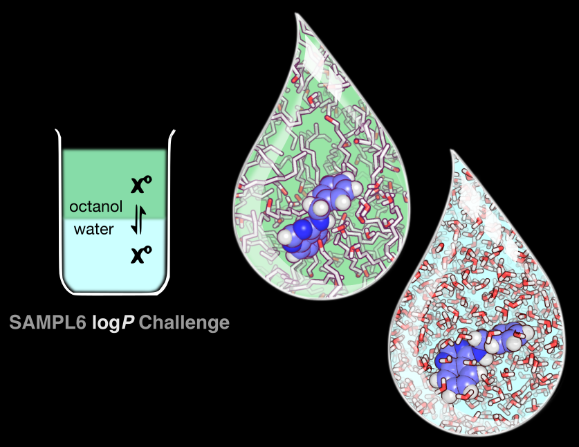 _Mehtap_Isik_'s tweet photo. (1/11) Our latest @samplchalenges paper is available! It presents an overview of the #SAMPL6 logP Challenge, reporting performance and lessons learned for computational predictions of octanol-water partition coefficients. https://t.co/S1I42jema1 https://t.co/pfVB86vHGO