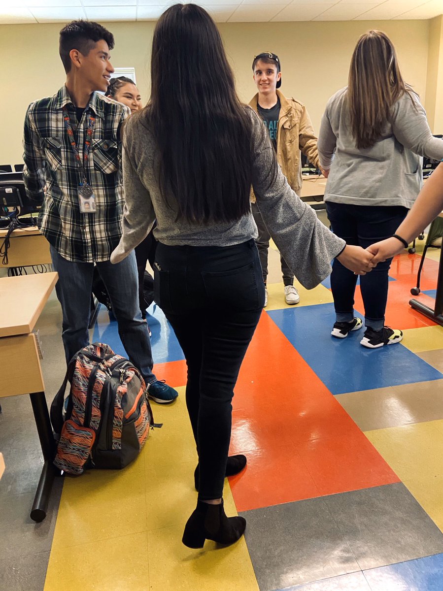 phi_iota's tweet photo. Our chapter members having fun yesterday with their ice breaker 😆💛💙 #PTK #API #PAC #icebreaker #teamworkmakesthedreamwork https://t.co/HObNVe3FfB