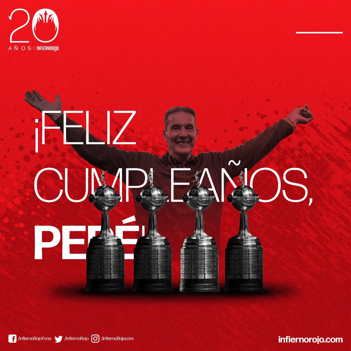 ¡Un hombre pintado de rojo! ❤️

Felices 78, Miguel Ángel Santoro, dueño eterno del arco de #Independiente.