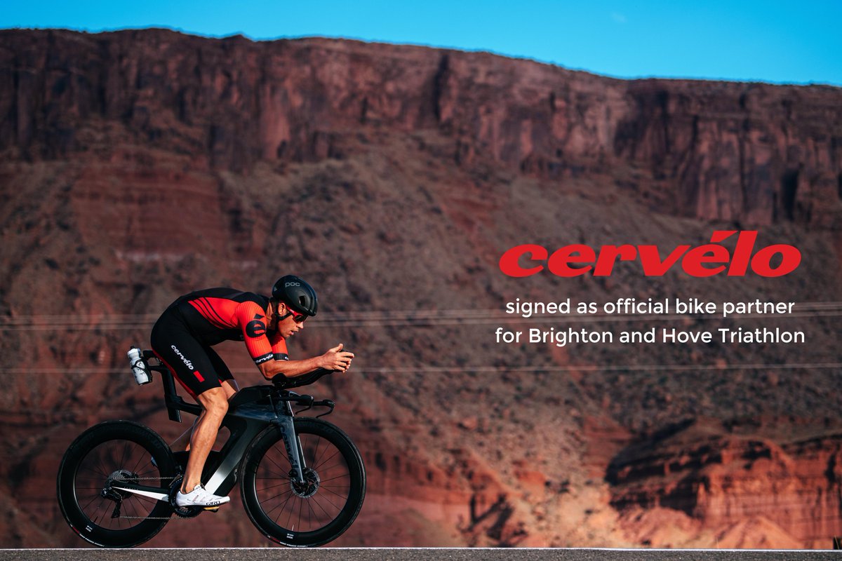 We are proud to announce Cervélo as our official bike partner for Brighton and Hove Triathlon 🚴‍♂️🗻

Find out more here on our blog:

brightonandhovetriathlon.com…/Cerv%C3%A9lo-sig…

#Brighton #TryaTriathlon #TriathlonTraining #Cervelo