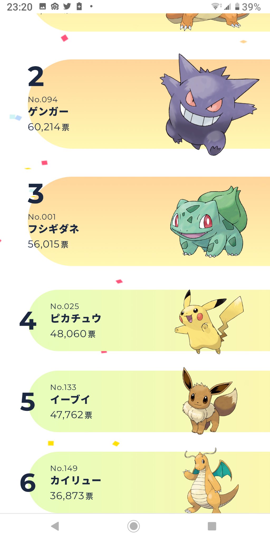 るり Twitterissa ジョウト ポケモン オブ ザ イヤー 堂々一位のブラッキー デンリュウ エーフィ ワニノコ ピッチューー T Co Fw44hkcu7c Twitter