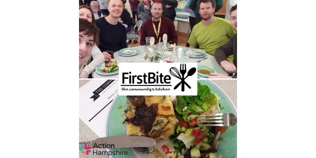 ActionHants's tweet photo. The @ActionHants team out for a well deserved lunch and supporting our friends at @FirstBiteCo 
Looks delicious! 😋 https://t.co/Y6UdUUph3H
