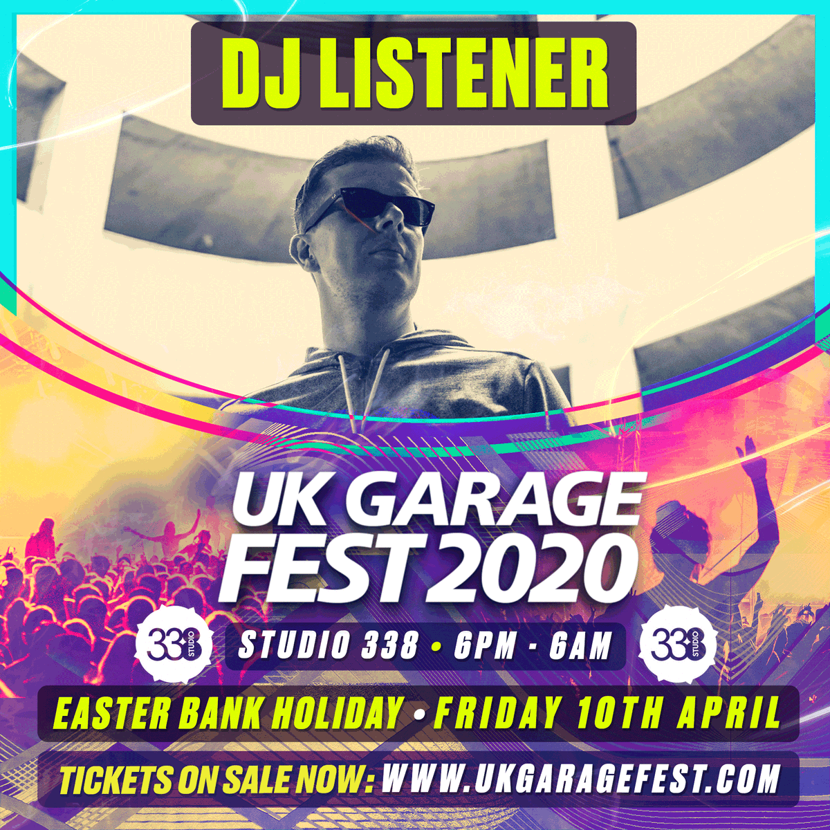 UKGFest's tweet image. Catch @ListenerDJ at the massive UK Garage Fest 2020 on Easter Bank Holiday Friday 10th April at Studio 338 London! 

Tickets ukgaragefest.com