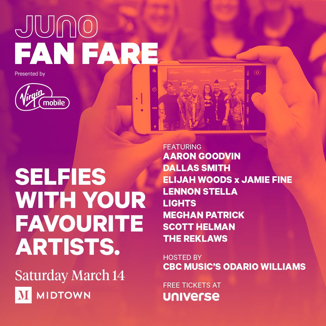 TheJUNOAwards's tweet photo. #DidJUNO @virginmobilecan members get a chance to flyaway to the 2020 #JUNOS until March 1, 2020. 

As well, Members attending #JUNOFanFare Presented by VIRGIN MOBILE will also get to Skip the Line! 

Head to https://t.co/DoxFDdZ7Ld + click on the JUNOS Member Benefit for details https://t.co/tOm7wxYMmv