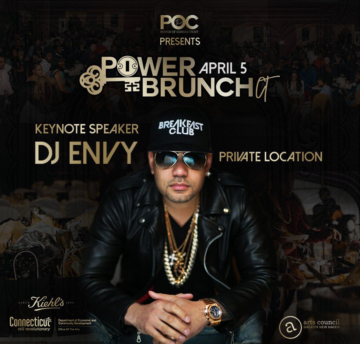 The wait is finally over 🙏🏽🏆 <a href="/powerofct/">#PowerOfCT</a> The 4th Annual #POWERBRUNCHCT will be held on April 5th. Featuring a key note presentation from The Breakfast Club’s own <a href="/djenvy/">djenvy</a> ✨

This is specifically for millennial creatives and entrepreneurs in CT 🏆 it’s our time!