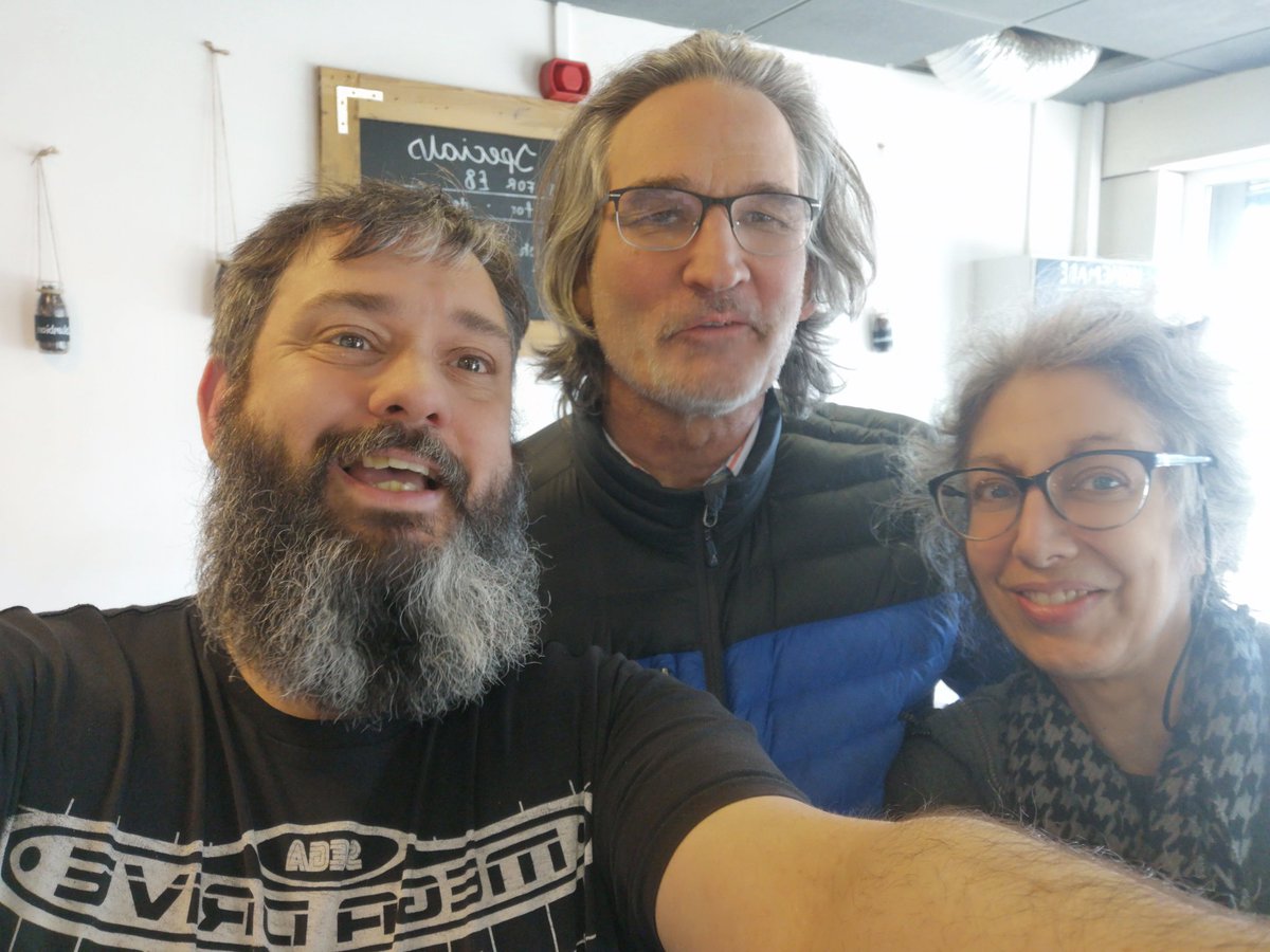 Hey <a href="/fieldmusicmusic/">Field Music</a> we have had guys who have come all the way from #Chicago to see you tonight at <a href="/Playhouse_WB/">PLAYHOUSE Whitley Bay</a> they popped in for lunch... Give them a shout out tonight 😘