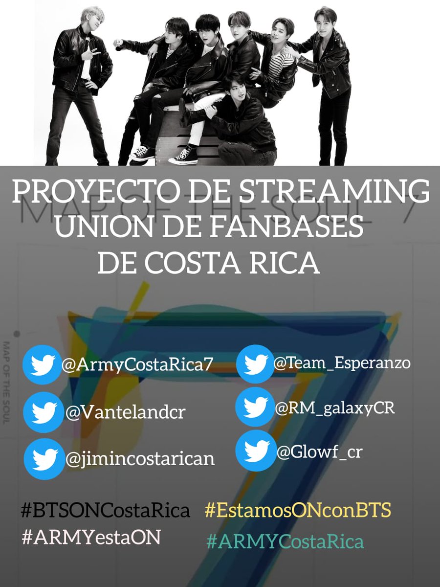 Glowf_cr's tweet photo. 🇨🇷 STREAM PARTY COSTA RICA 🇨🇷

ArmyCR hagamos TT en YT, 
Estaremos usando
#BTSONCostaRica
#ArmycONBTS
@BTS_twt

Durante 24 horas estaremos diferentes Fanbases con dinámicas, y llegar a los 90M de Views y 7M likes

Si podremos 💪 

"UN TRABAJO EN EQUIPO HACE QUE EL SUEÑO FUNCIONE" https://t.co/WBzn67EPXC