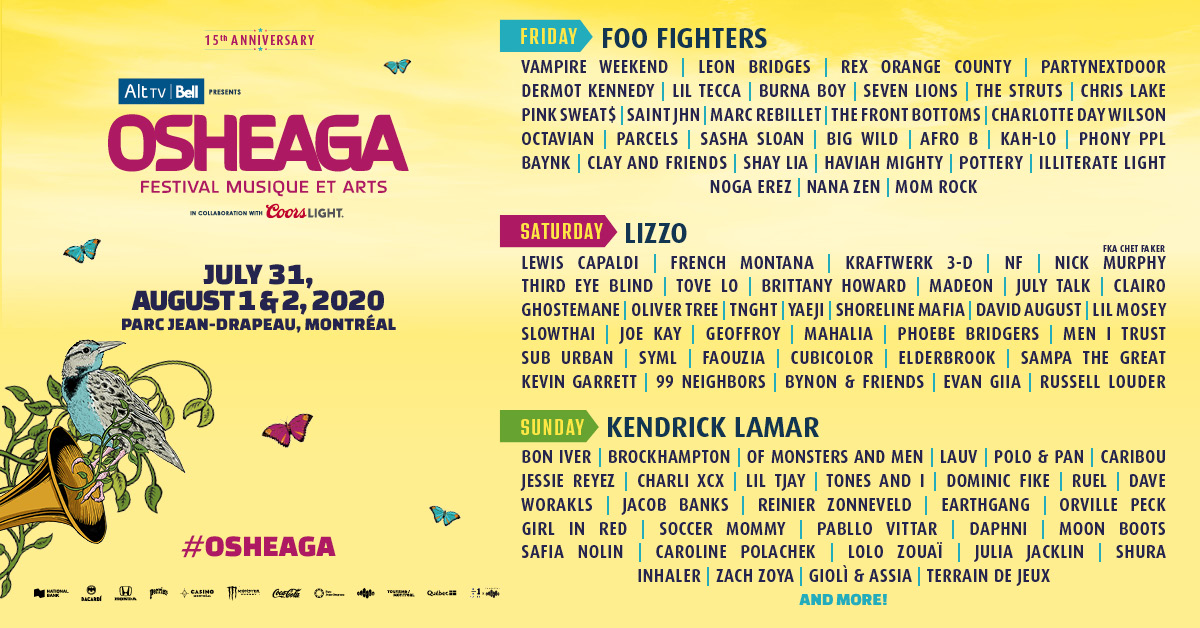 OSHEAGA (@osheaga) on Twitter photo 🎈 SINGLE DAY PASSES ARE NOW ON SALE
🎫 bit.ly/2uzxkHs
☝️ Note that <a href="/Jessiereyez/">Doing great things bitch</a> will now play Sunday, August 2nd and <a href="/realpinksweats/">Pink Sweat$</a> will be playing on Friday, July 31st. 🎈 SINGLE DAY PASSES ARE NOW ON SALE
🎫 bit.ly/2uzxkHs
☝️ Note that <a href="/Jessiereyez/">Doing great things bitch</a> will now play Sunday, August 2nd and <a href="/realpinksweats/">Pink Sweat$</a> will be playing on Friday, July 31st.