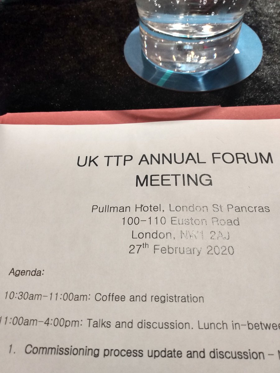 UK TTP annual meeting
