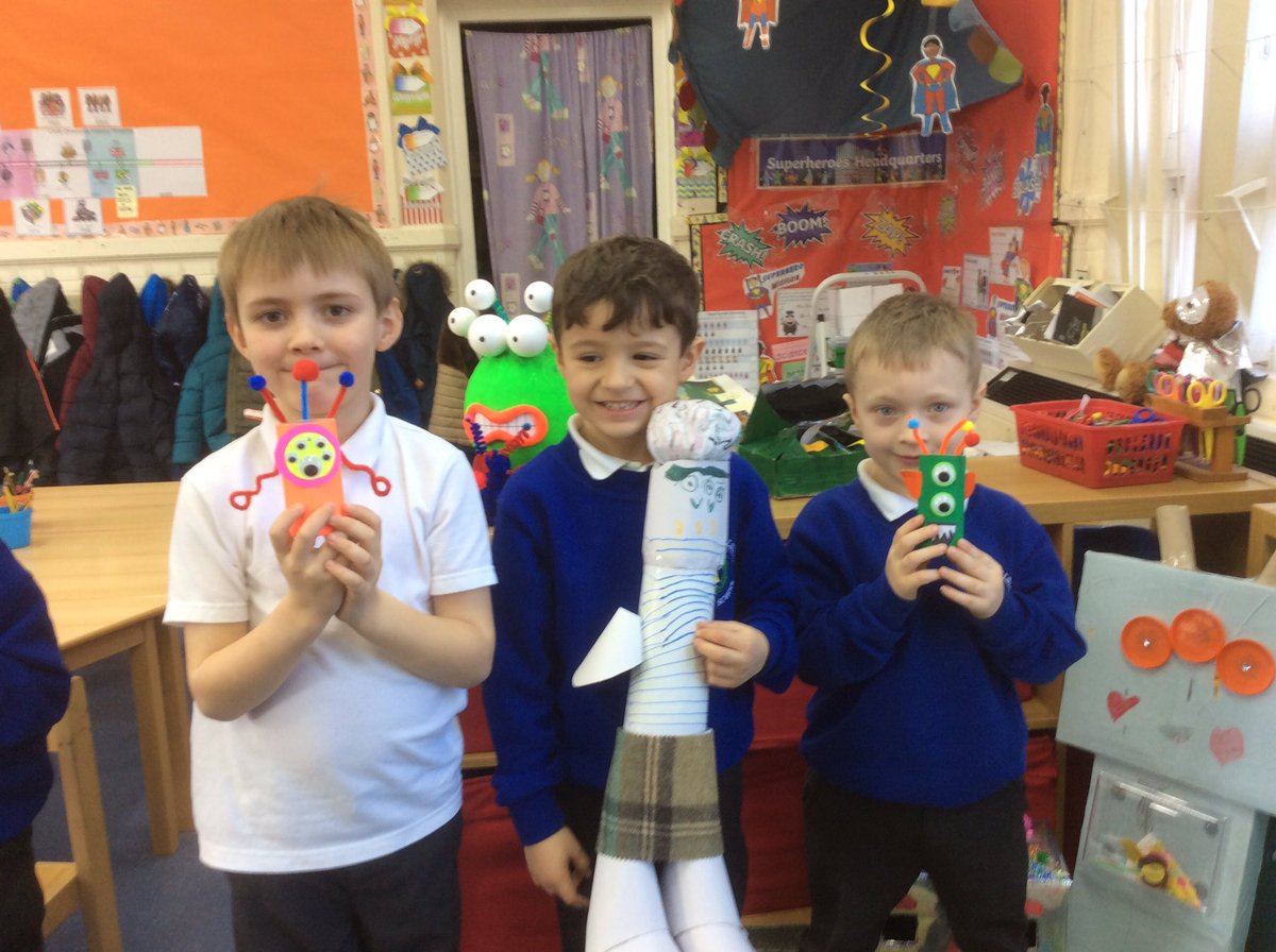 Helsbyhillside's tweet image. We have been finding out how everyone made their aliens