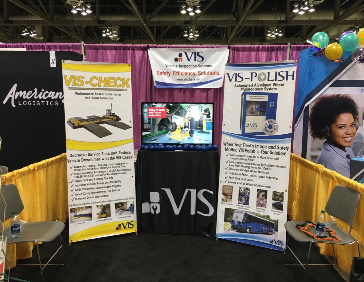 Thanks to all who attended <a href="/swtanation/">South West Transit Association</a>'s conference this week! We look forward to helping your agencies improve vehicle &amp; shop safety and increase ridership. Thank you to <a href="/SporTranBus/">SporTran Transit</a> for being amazing hosts!
To get more info, call 407-206-3615 or visit vischeck.net!