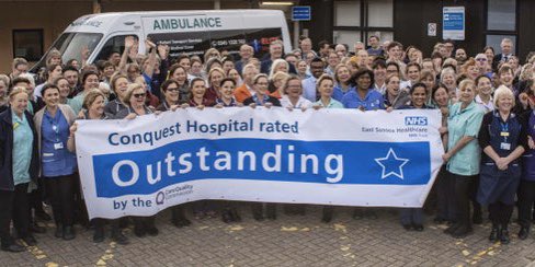 Latest CQC rating for #Conquesthospital @ESHTNHS Amazing result!! Glad the ophthalmology department can play its part in the hospitals success. #cqc #nhs #eastsussex #Ophthalmology