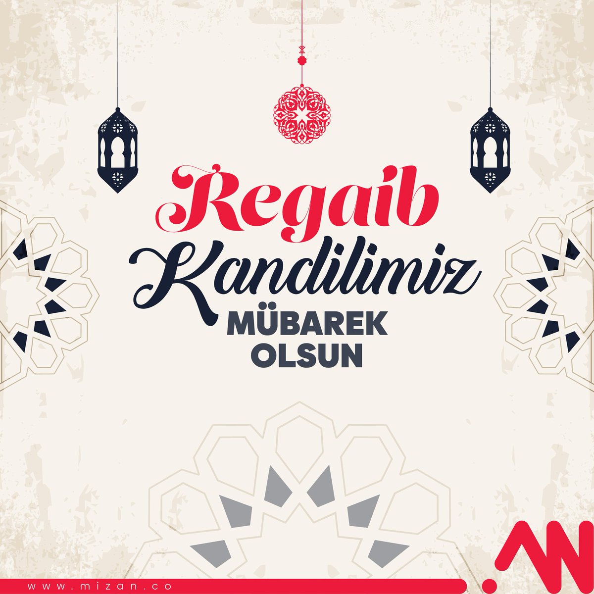 Mizan Vergi, Denetim ve Danışmanlık ailesi olarak; 3 ayların başlangıcı kabul edilen Regaip Kandilimizi en içten dualarımızla kutlarız.

Bu mübarek gecenin milletimiz, ülkemiz ve tüm insanlık için hayırlar getirmesini niyaz ederiz. Kandilimiz mübarek olsun.  #regaipkandili