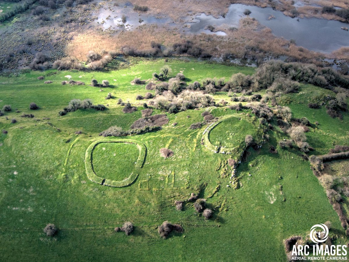 ArcImaging's tweet image. On Carraig Aile Hill east of Lough Gur are two ring forts  dating from the 8th-11th Centuries. Beautiful site, well worth a visit #februinary #ringfort #Limerick #Ireland #archaeology