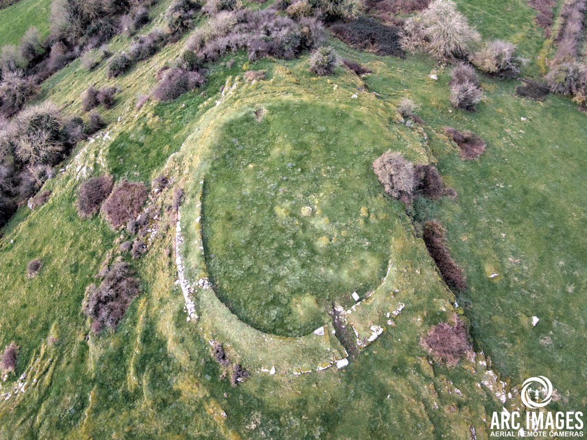 ArcImaging's tweet image. On Carraig Aile Hill east of Lough Gur are two ring forts  dating from the 8th-11th Centuries. Beautiful site, well worth a visit #februinary #ringfort #Limerick #Ireland #archaeology
