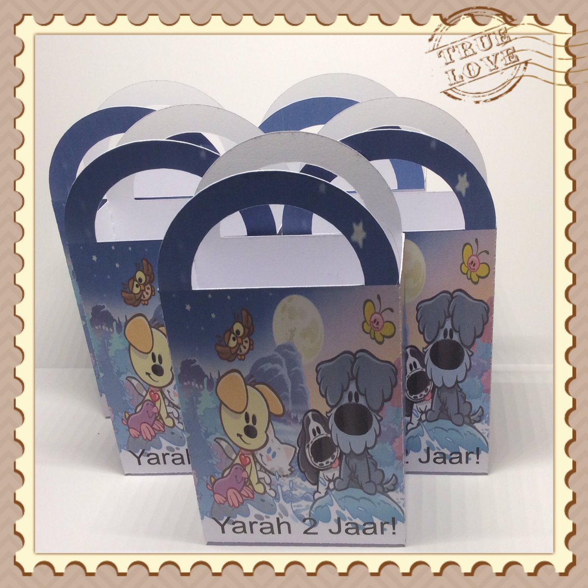 Bestellingen groot of klein, ze mogen er allemaal zijn, deze week 5 Woezel en Pip huisjes afgeleverd,