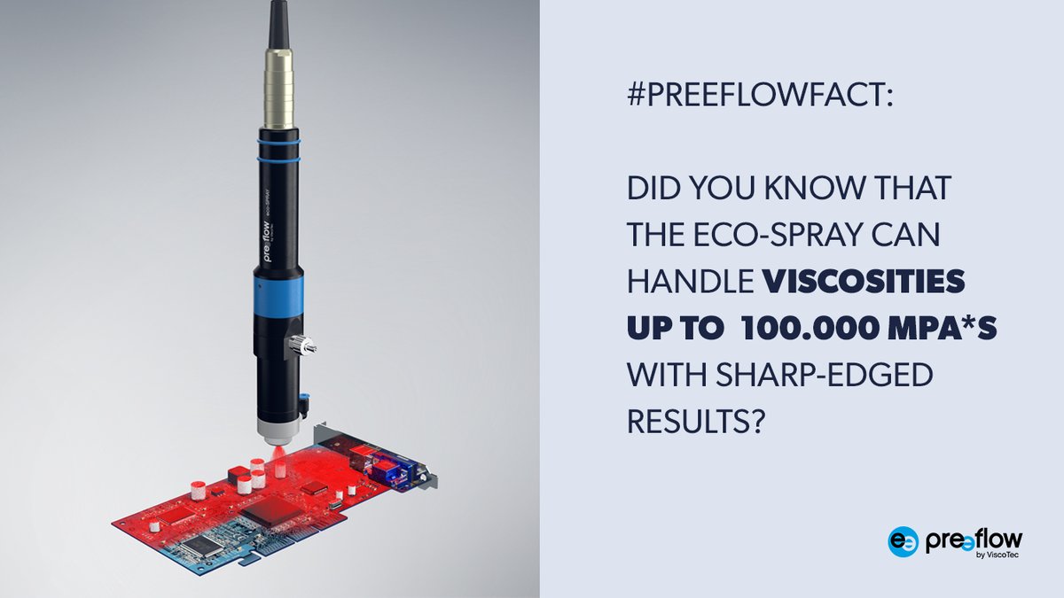 preeflow's tweet image. Our second #preeflowfact 2020:
Upgrade your application processes by using our high precision spraying system eco-SPRAY.
#preeflow #spraying #nebulizing #ecoSPRAY #volumetric

preeflow.com/en/products/sp…