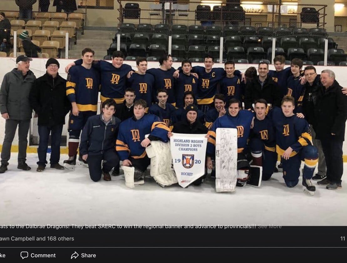 AMacInnis2's tweet photo. Congratulations to the Dalbrae Academy Dragons for winning the Cape Breton West HS Hockey League Regional Championship!  The Dragons will now move onto the provincial tournament in Halifax. Keep it going boys!

Great job by head coach Lewis MacDonell and his staff ! https://t.co/XRBixsF0LB