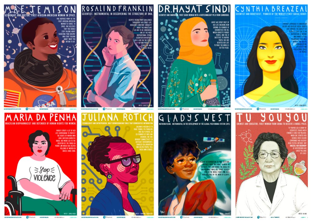 FCPSSTEAM's tweet photo. Celebrate #InternationalWomensDay2020 today by sharing these posters with your students and families https://t.co/pOoAmgZso4 https://t.co/1vbOwxdPbj