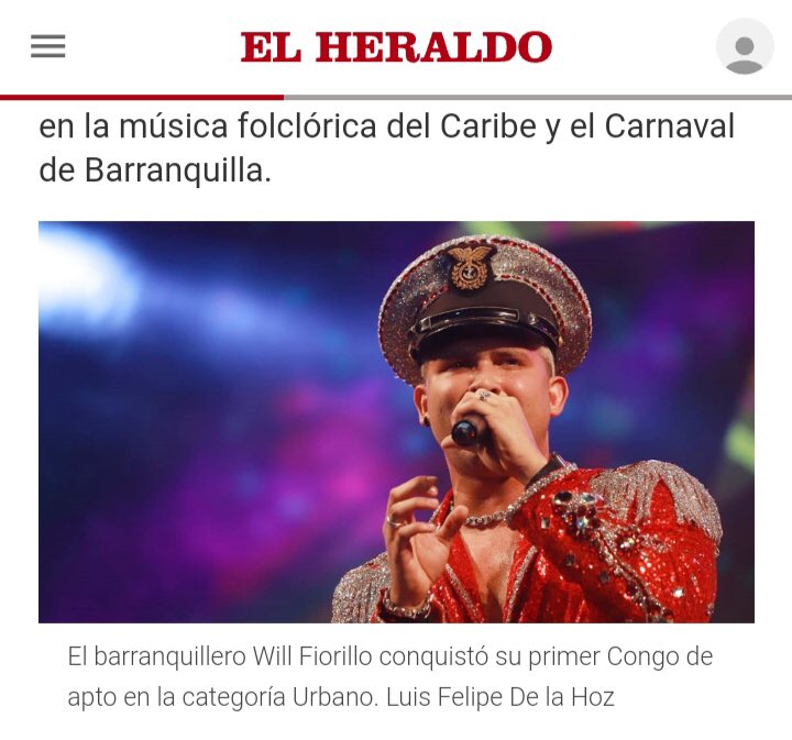 WFiorillo's tweet photo. Will fiorillo obtiene su primer Congo,  en en festival de orquestas, carnaval de BARRANQUILLA urbano https://t.co/bHDzqovdih