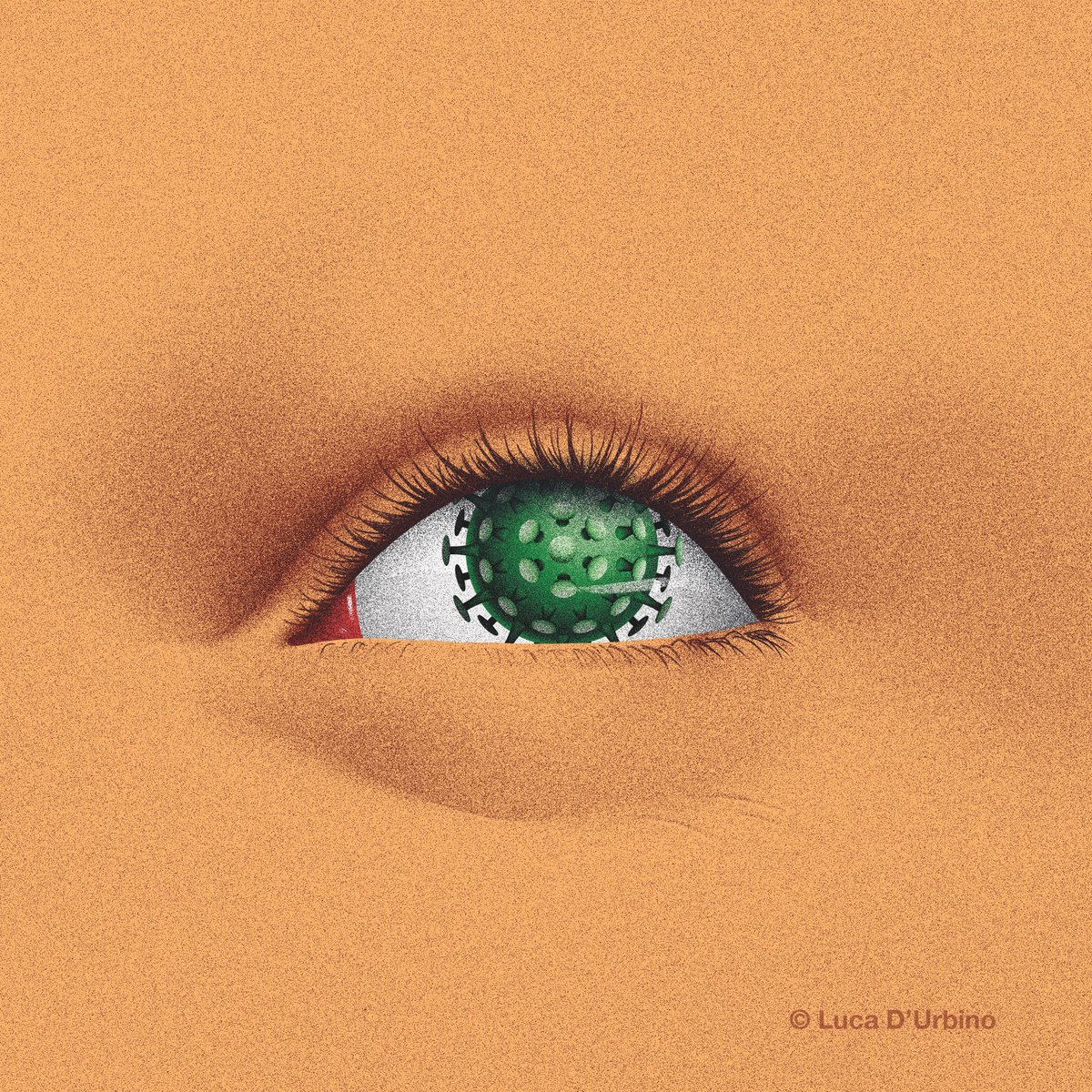 D_Urbo_Design's tweet photo. It’s getting closer - after the explosion in #southkorea, #iran and #italy a global spread of #coronavírus seems inevitable. Are German healthcare and politics ready to deal whith it?
Brilliant AD by Lara huck #illustration #creativemag #diezeit #covid19 #virology #virus https://t.co/sjweTYqZhq