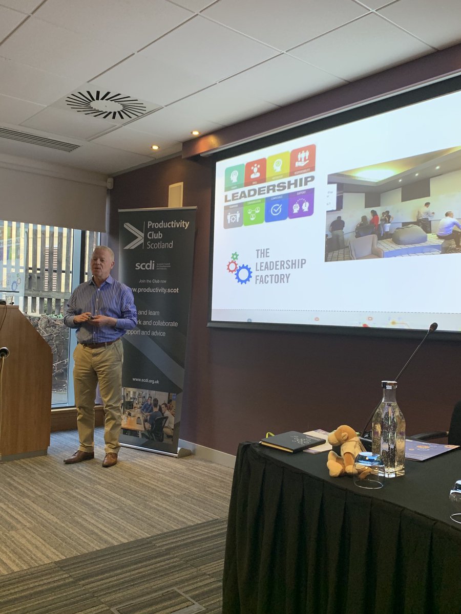 Excellent insights on Leadership from Andy Kelly of ⁦<a href="/LeaderFactory/">TheLeadershipFactory</a>⁩ at the SCDI Productivity Club Scotland Conference #ProductivityMatters2020
