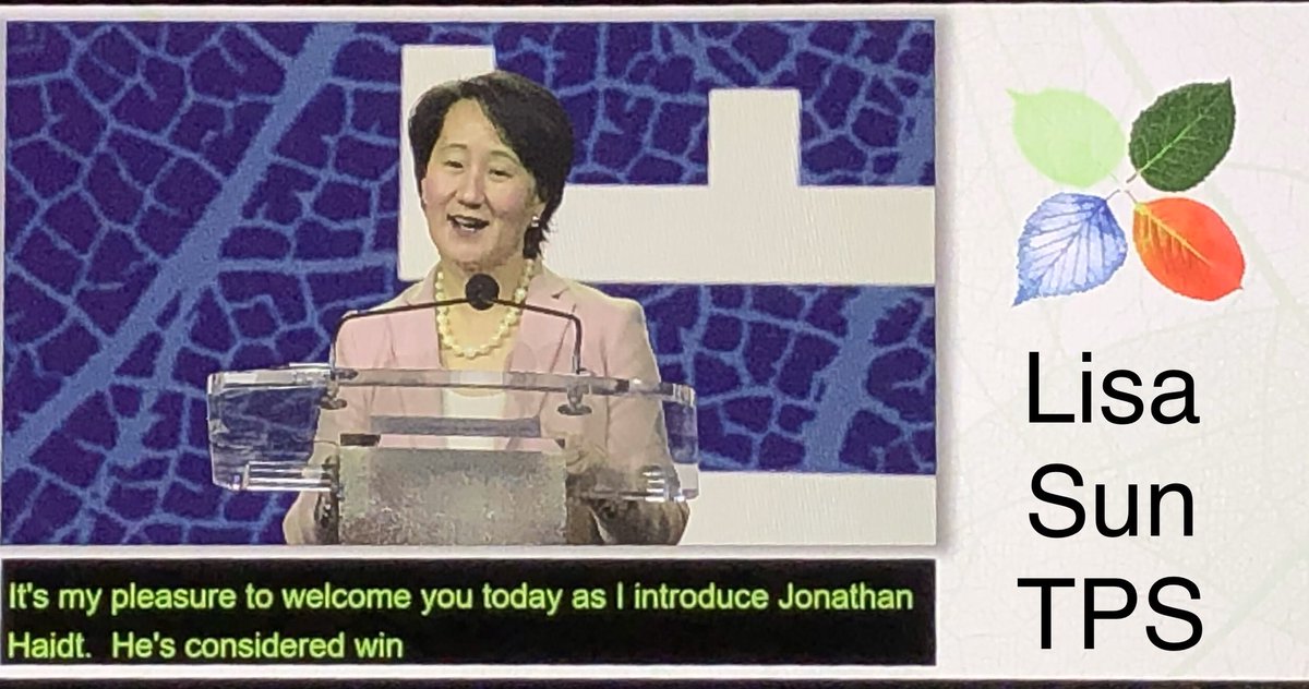 @lisasun_ <a href="/thephlschool/">The Philadelphia School (TPS)</a> introduces #NAISAC keynote speaker <a href="/JonHaidt/">Jonathan Haidt</a>