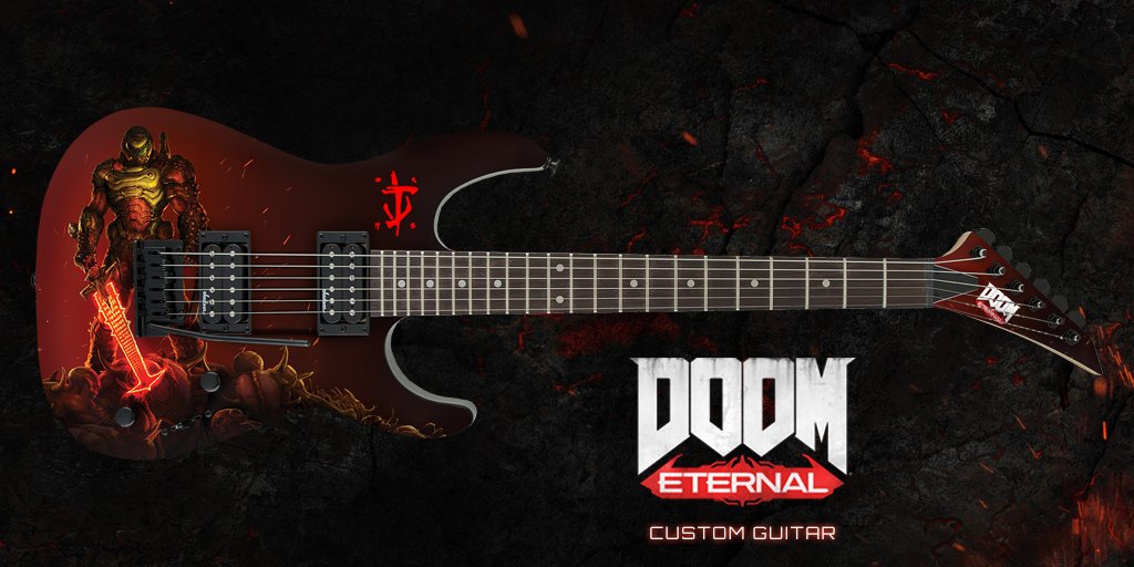 🤘DOOM Eternal custom guitar giveaway is upon us.🤘
Follow and RT to enter. #BethesdaGameDays
Rules: https://t.co/hQArDvxbqO https://t.co/Ah8RCgyZxi