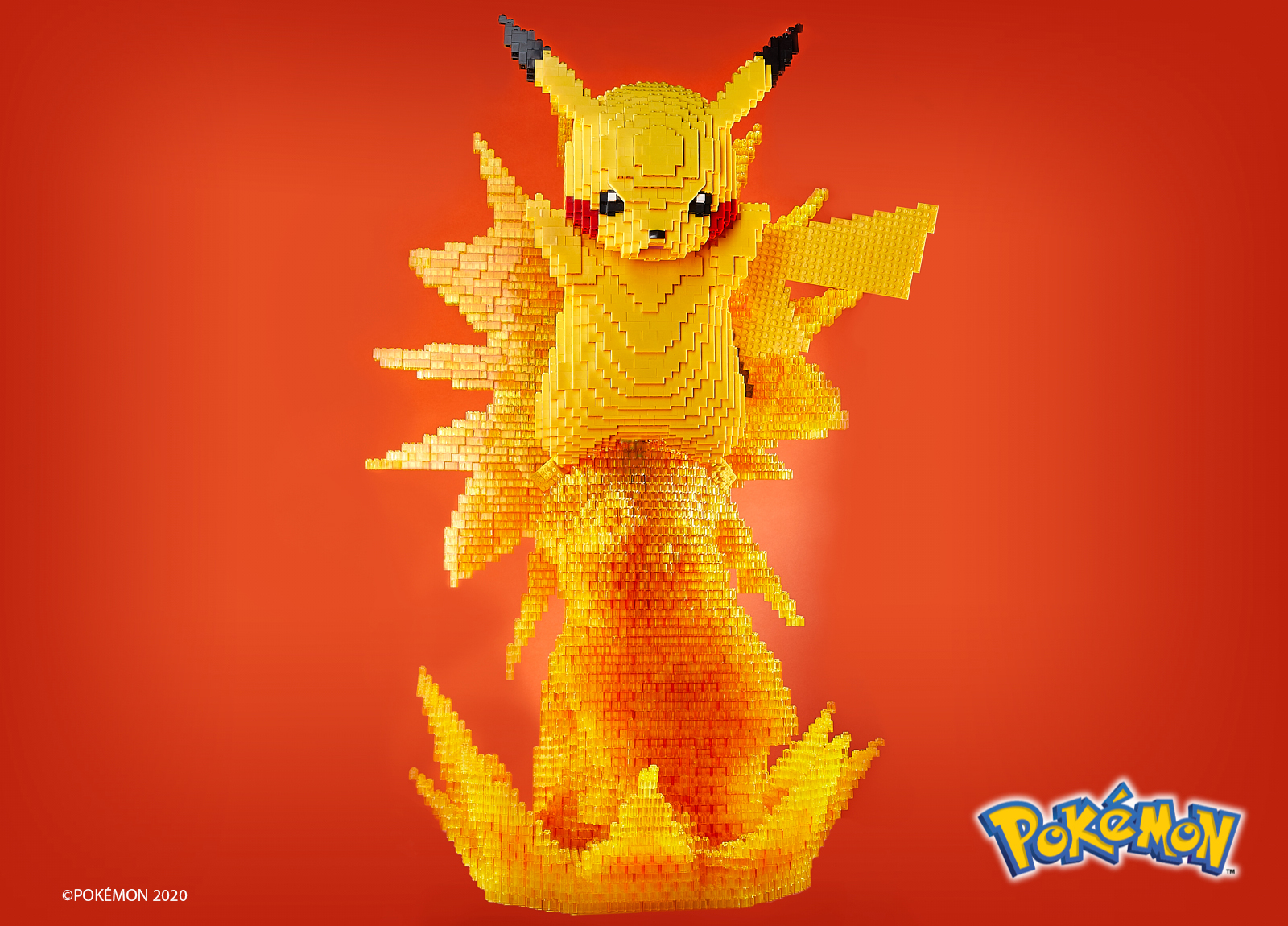 Giant lego cheap pikachu
