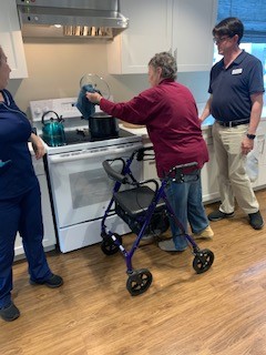 HalcyonRehab's tweet photo. We absolutely love this daily living functional approach to therapy!! Great job to the therapists at The Rehabilitation Center of Lake City! #ADLSuite #Cooking #GreatTherapy #BetterLives https://t.co/g2QqEJzBTa