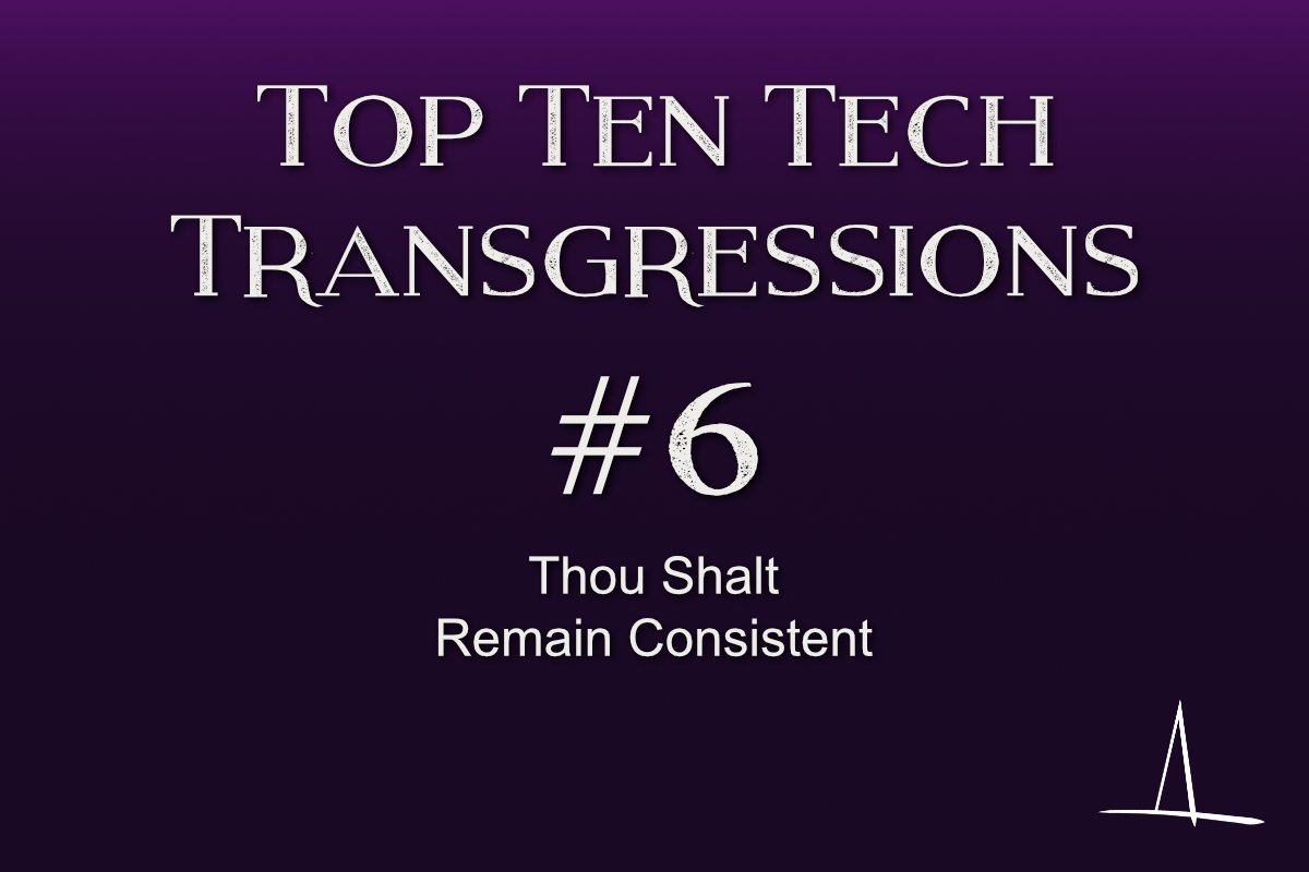 spireAVL's tweet photo. Transgression #6: Thou Shalt Remain Consistent - What does everyone want from barbers, baristas and their own heart beats? Consistency! https://t.co/ZWv4bpV7OB #spire #avl #spireavl #audio #sound #lighting #video #production #creative #churchtech #techdirector #techteam https://t.co/wNlLn2Kluo