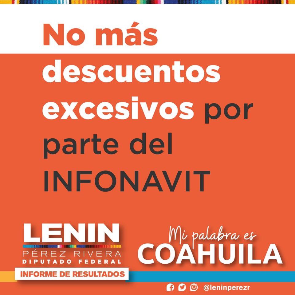 Estoy comprometido en crear leyes que te beneficien a ti y a tu familia, por ello presenté una iniciativa para que el descuento al salario del trabajador por el pago de su crédito #Infonavit no pueda ser mayor al 20%, cuando esto no se cumpla, el patrón será sancionado.
