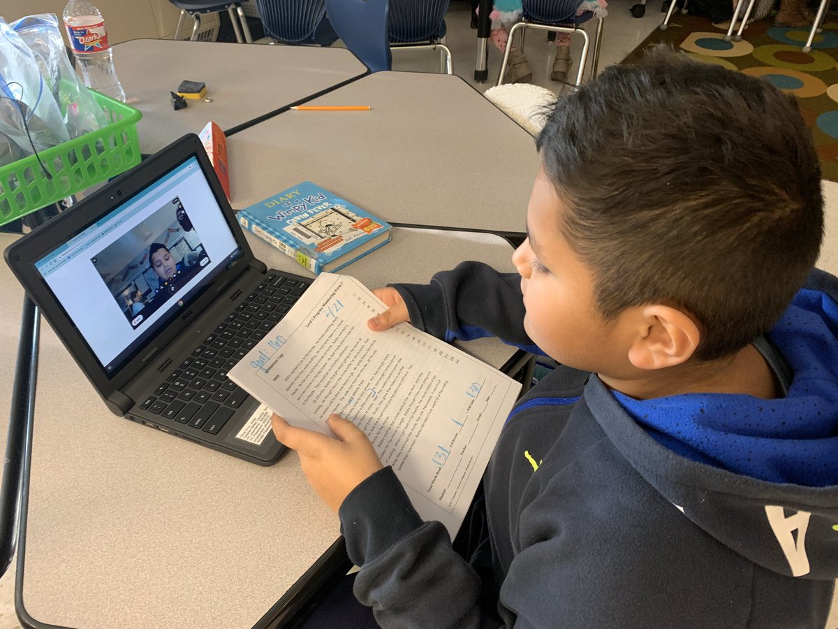 3rd graders are targeting reading fluency by recording themselves on @Flipgrid Great way to incorporate repetition, listen to reading, and formative assessments. Thanks for the idea <a href="/Sarah12345J/">Sarah Jones</a> <a href="/MontelEvans/">Montel Evans</a> #TEAMRandall #ISDStrong <a href="/ISDSchools/">Independence School District</a> #OneChildOneChampion <a href="/ReadNaturally/">Read Naturally</a>