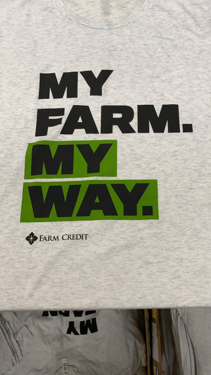 tony_jesina's tweet photo. Stop by the Farm Credit booth to get a t-shirt and a chance to win a farm sign!  #MyWayFC @FrontierFarmCr @FCSAmerica https://t.co/ZzQrNi0QNB