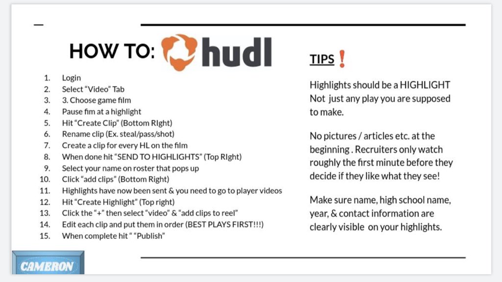 CallieCam_'s tweet photo. I can’t begin to guess the amount of times I’ve heard, “Coach I don’t know how to make a highlight on hudl.” https://t.co/BZWLFX9MT4