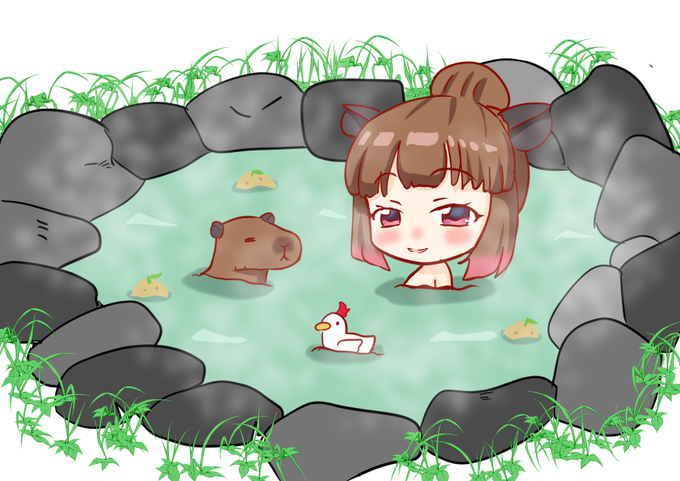 カピバラのtwitterイラスト検索結果 古い順
