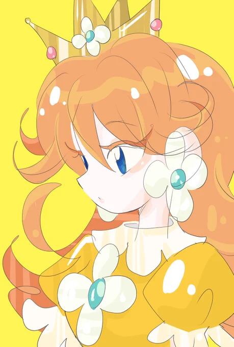 #PrincessDaisy ?
#デイジー姫?
#SuperMario #スーパーマリオ #マリオ #イラスト #らくがき 