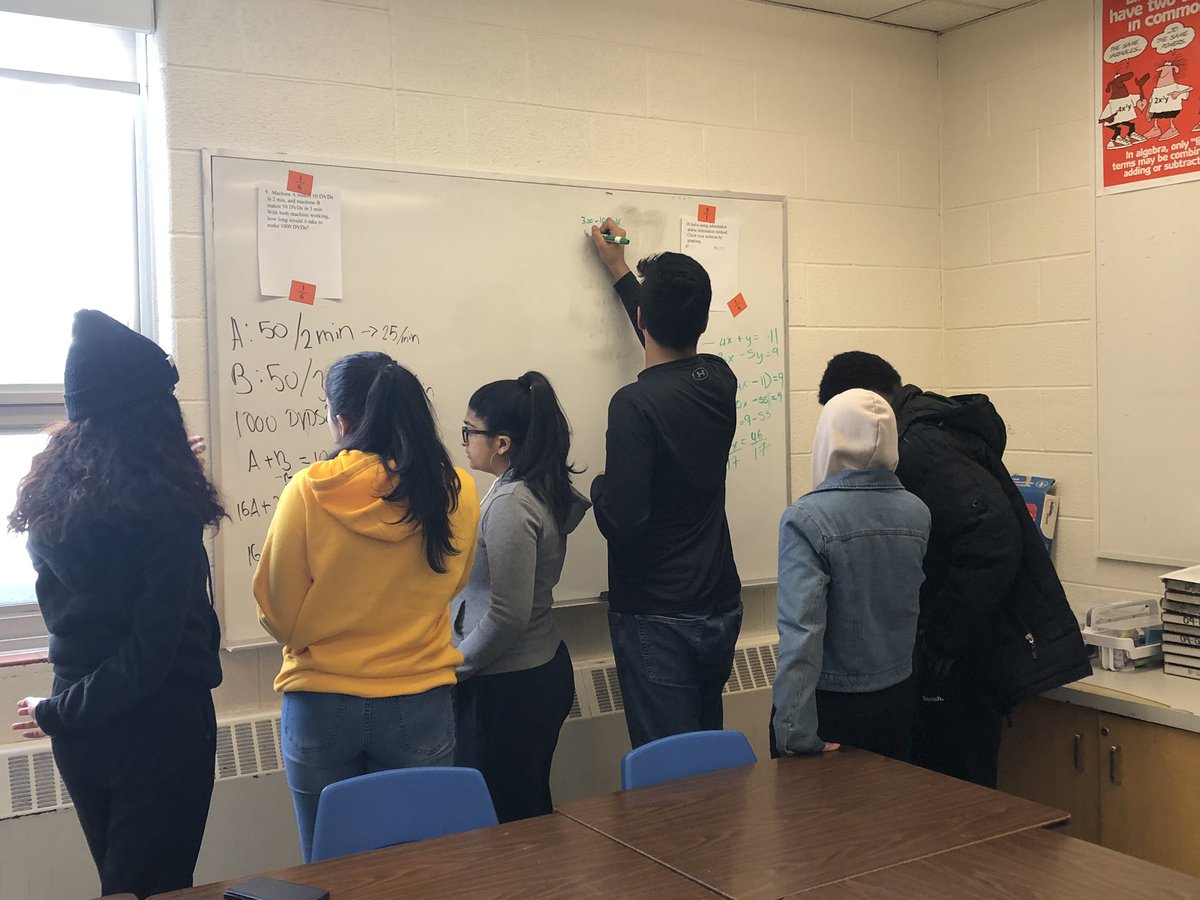 MathRocks47's tweet image. Galery display of #linearrelations @NorthParkSSca using #verticalclassroom @pgliljedahl