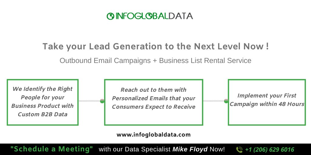 TopB2BLeads's tweet photo. InfoGlobalData the Only Platform you Need for your Outbound Email Campaigns and B2B Lists https://t.co/pL5W1eH4Ci #Leadgeneration #Sales https://t.co/V9mb11qv4U