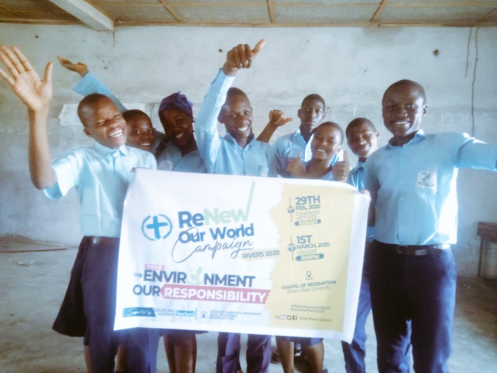 SCMRiversSector's tweet photo. The heat around Port Harcourt is much. Renewable energy is the key.
#RenewOurWorldNG
#scmtearfund2020 https://t.co/iA69nhjLh1