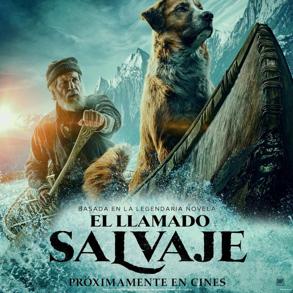 #ElLlamadoSalvaje, basada en la legendaria novela de #JackLondon, con #HarrisonFord como el mejor amigo del perro, ya está en cartelera.