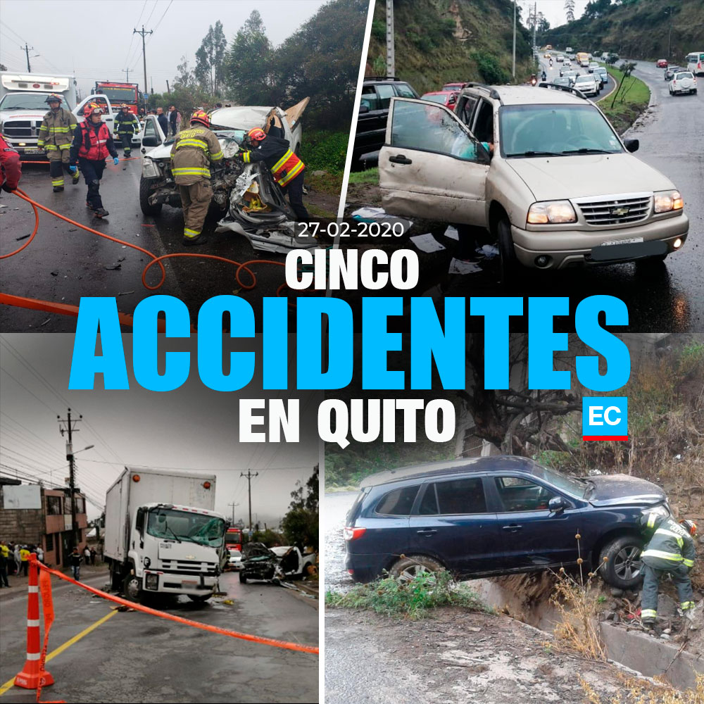elcomerciocom's tweet photo. #Quito | Fallecidos y personas atrapadas en cinco accidentes este 27 de febrero del 2020 https://t.co/T9BaLBDQCB