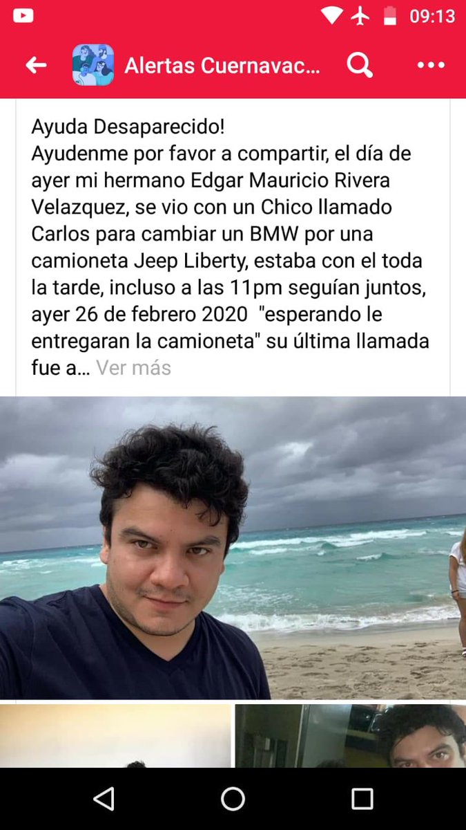 Franco_MC's tweet photo. Favor de difundir... es un amigo https://t.co/4PaQgznZ3y