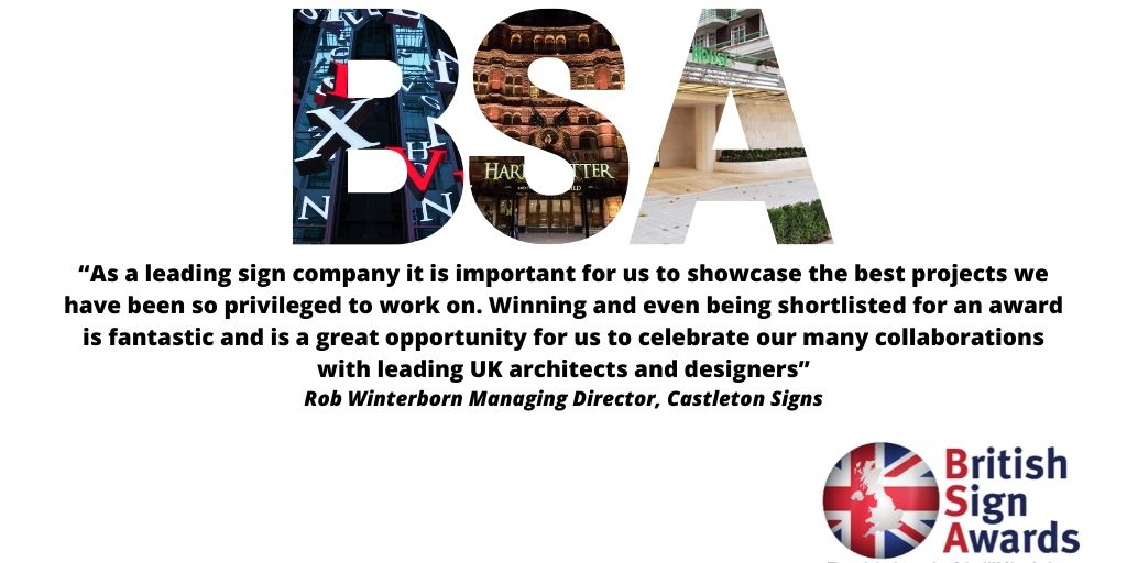 Entering an award and winning or even making the shortlist is good for business! It’s a great addition to your marketing toolbox, providing great PR and helping to increase awareness of your business and your capabilities
#signawards #celebratinguksignage